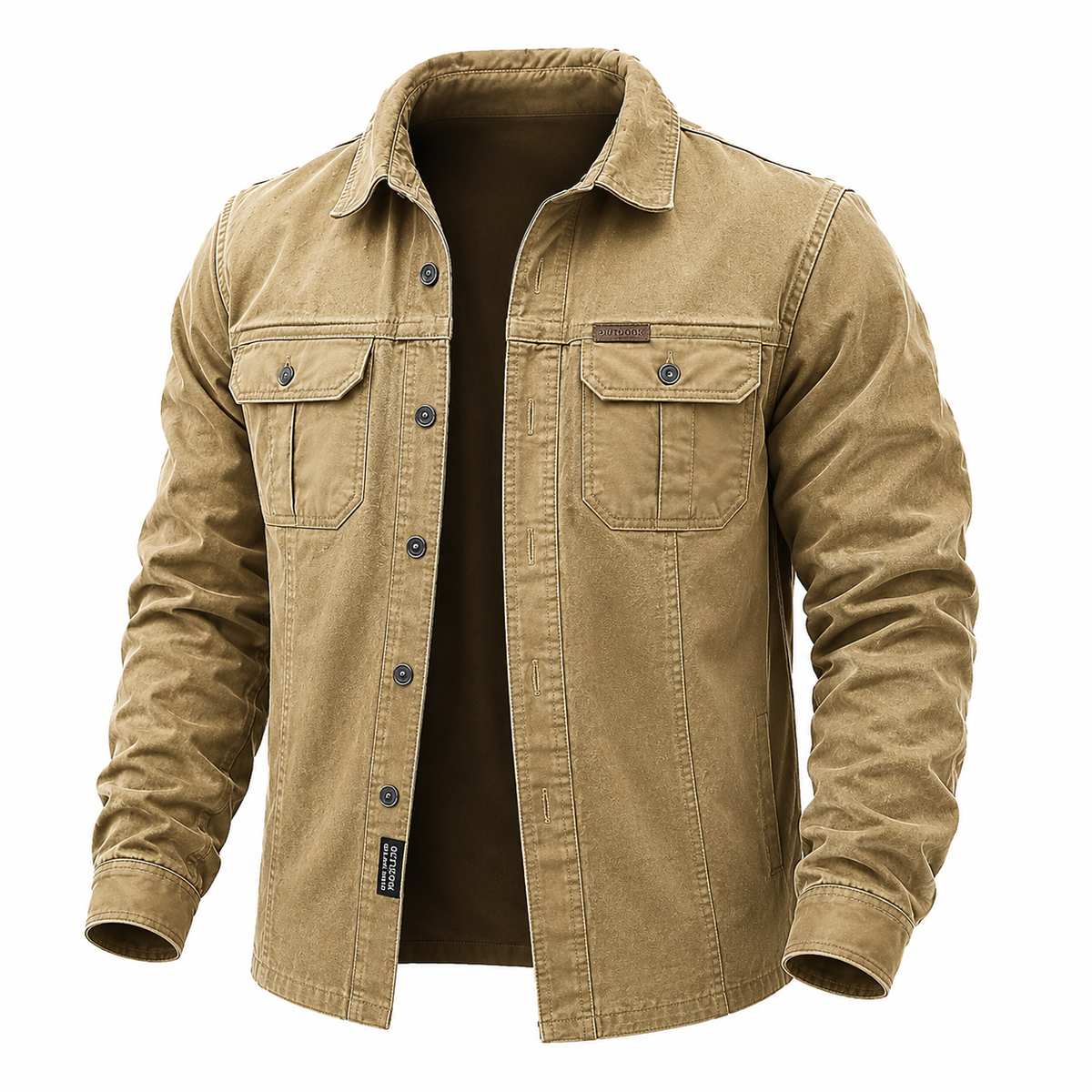 Vintage Tactical Cotton Western Shirt