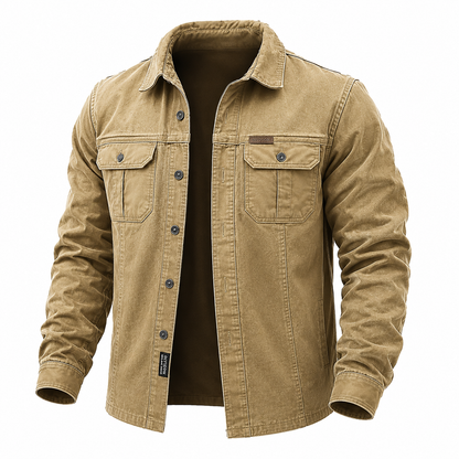 Vintage Tactical Cotton Western Shirt