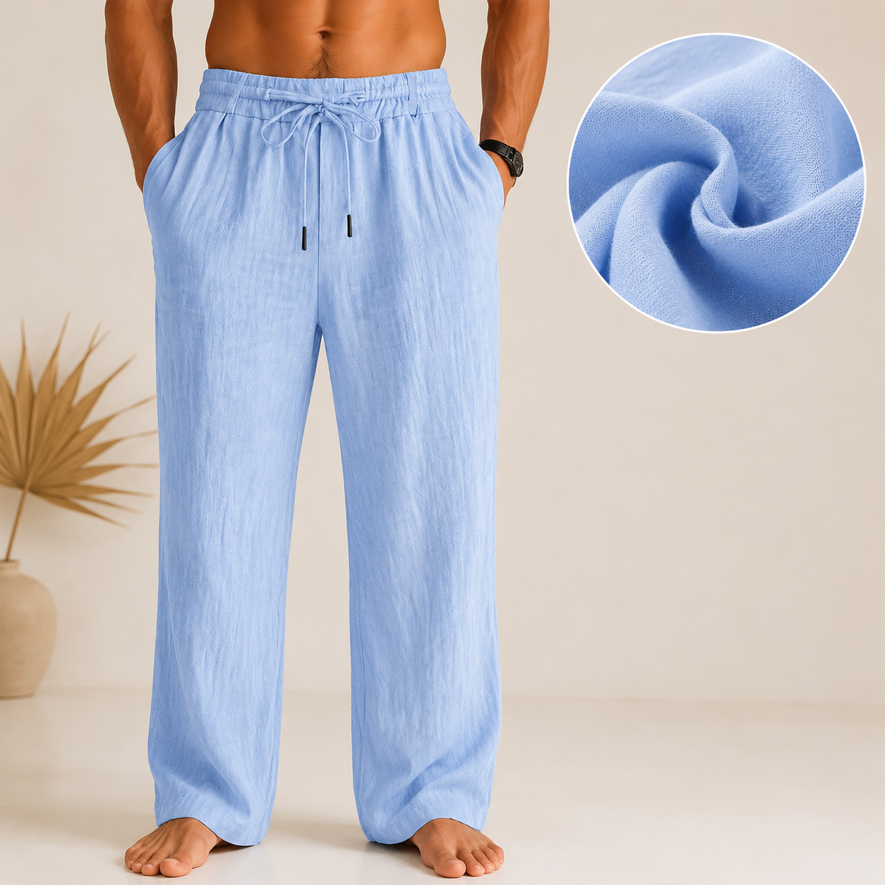 More Than Basic Cotton Linen Pants