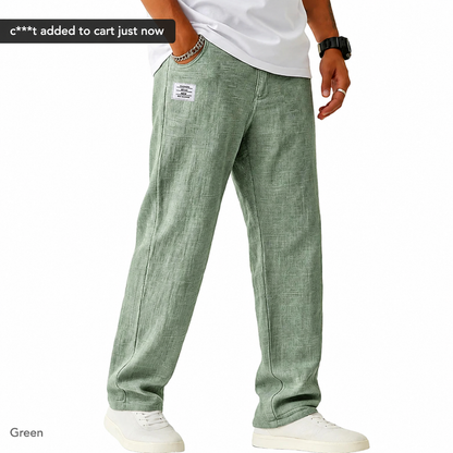 Lightweight Linen Pants - Breathable Everyday Wear for Men