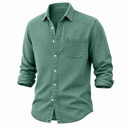 Soft Washed Cotton Casual Shirt