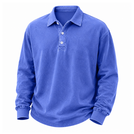 Classic Washed Cotton Polo Shirt