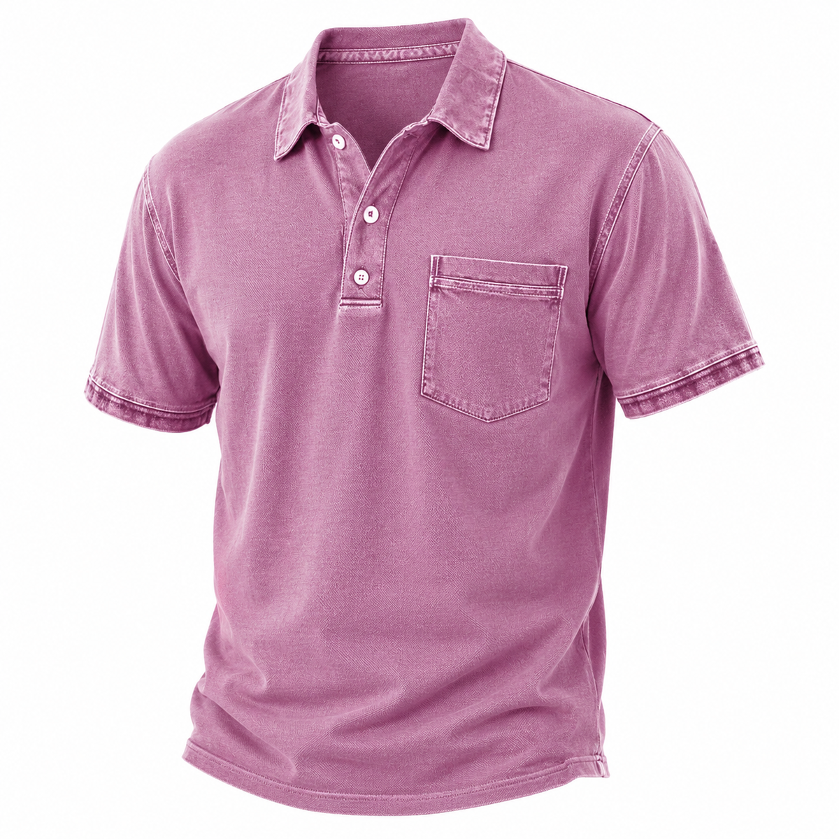 Textured Vintage Cotton Polo