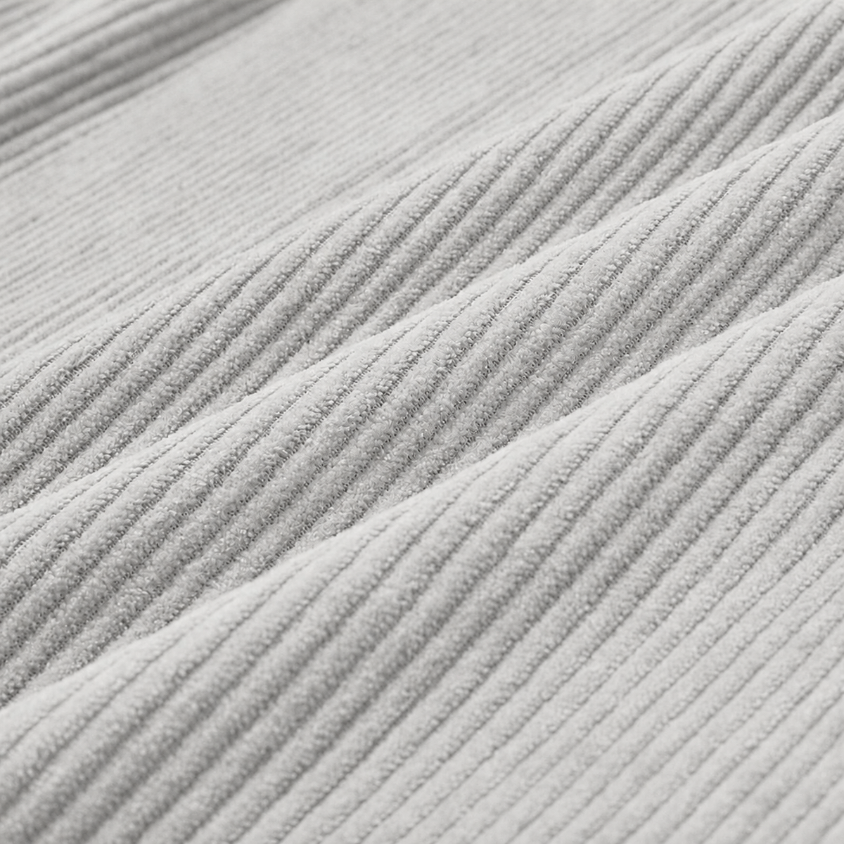 Patchwork Corduroy Zipped Henley Shirt