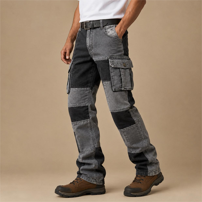 Men's Textured Tactical Cargo Comfort Pants