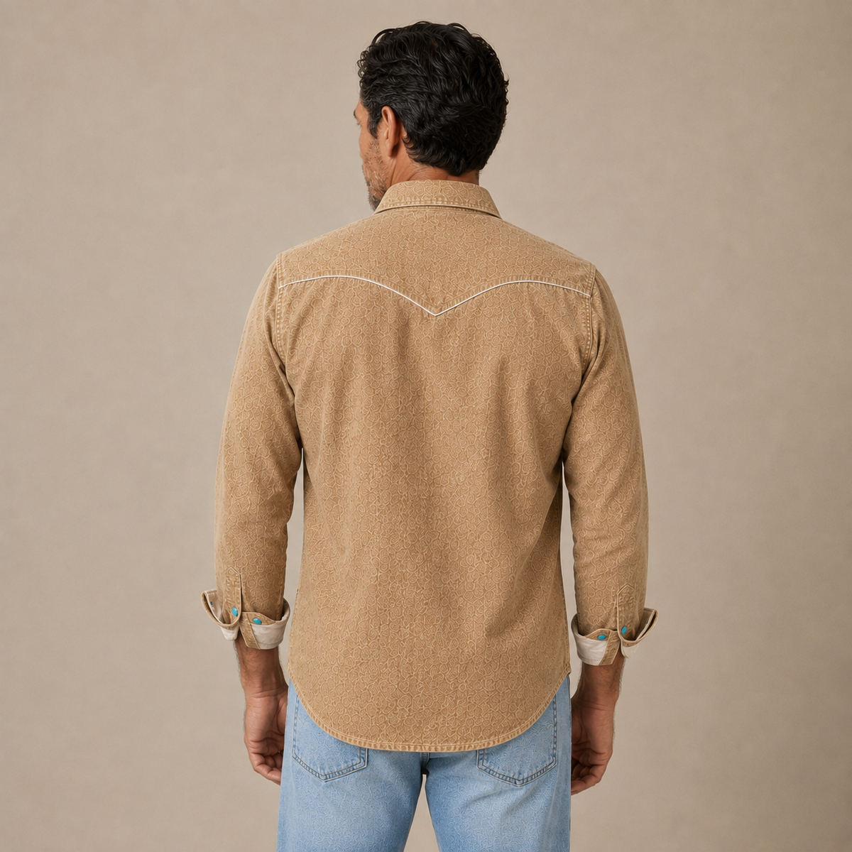 Classic Washed Cotton Demin Shirt