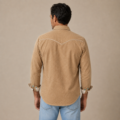 Classic Washed Cotton Demin Shirt
