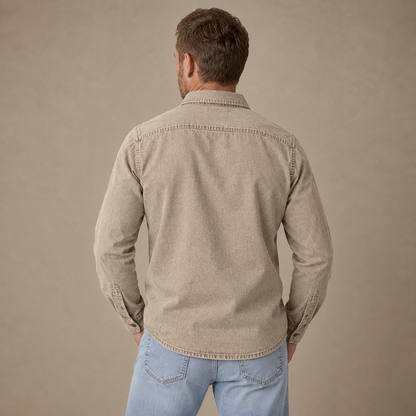 Vintage Feel Washed Cotton Shirt