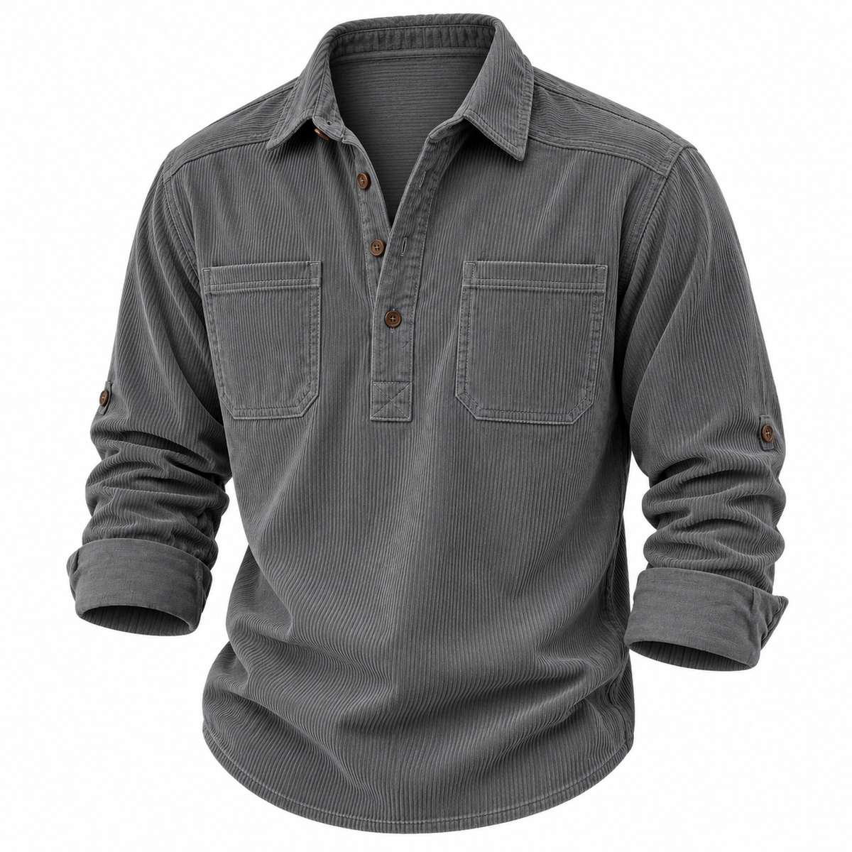 Corduroy Multi Pocket Work Shirt
