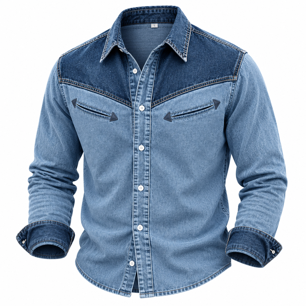 Vintage Washed Western Pocket Shirt