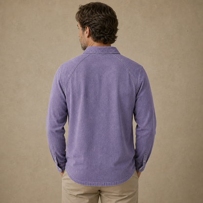 Vintage Washed Cotton Pocketed Polo