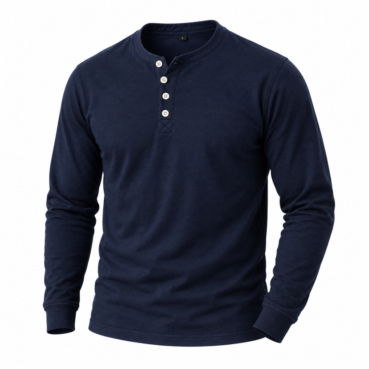 Premium 100% Cotton Everyday Essential Henley