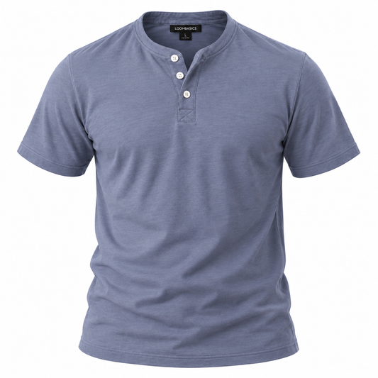 Premium 100% Cotton Refined Everyday Henley