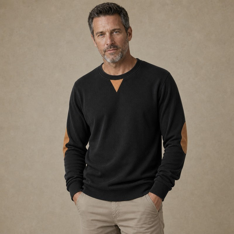 Soft Textured Corduroy Sweatshirt