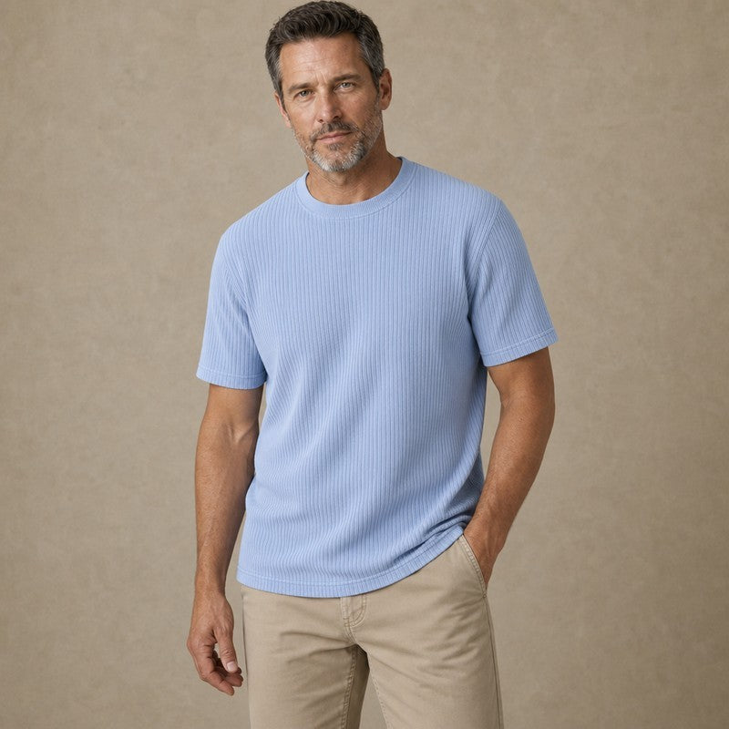 Men's Casual Waffle T-Shirt