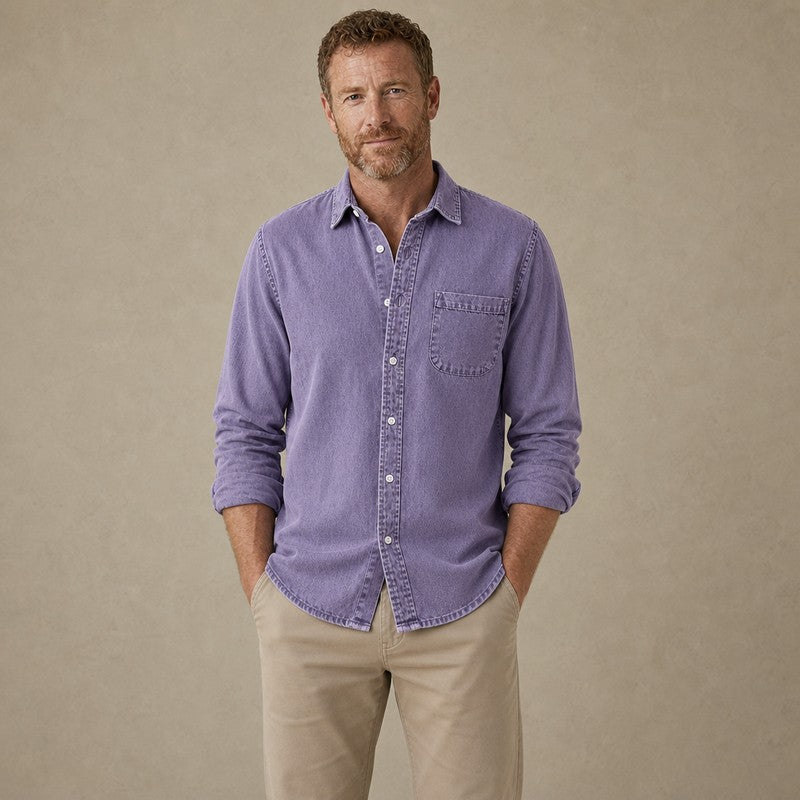 Broken-In Comfort Button Up Shirt