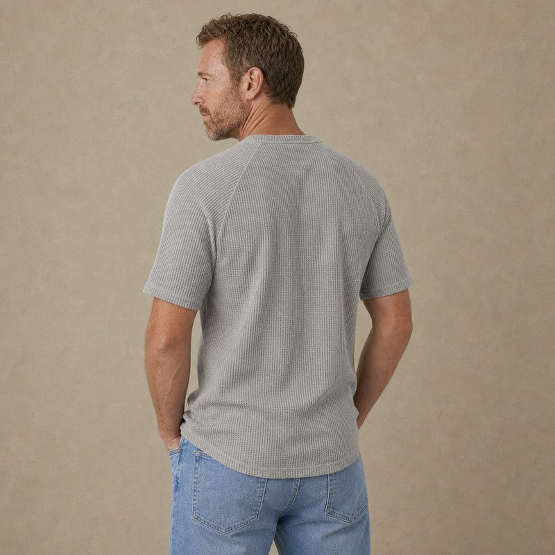 Comfort V-Neck Waffle T-Shirt