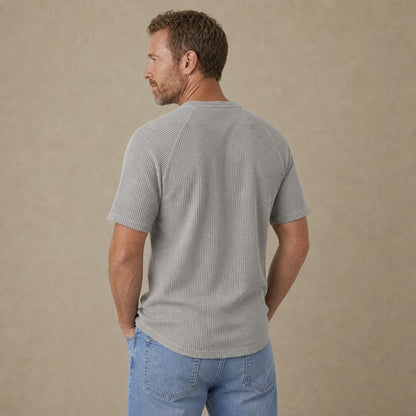 Comfort V-Neck Waffle T-Shirt