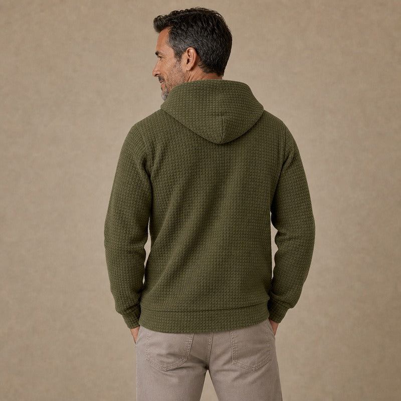 Classic Textured Waffle Hoodie