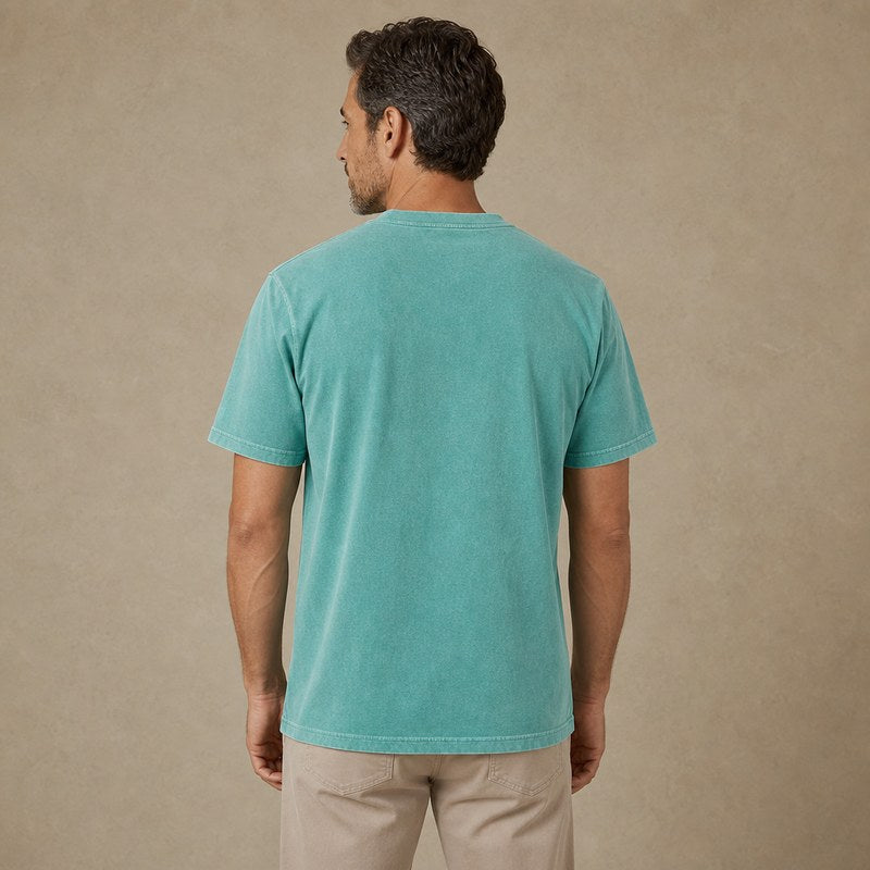 Vintage Washed Palm Tree Graphic T-Shirt