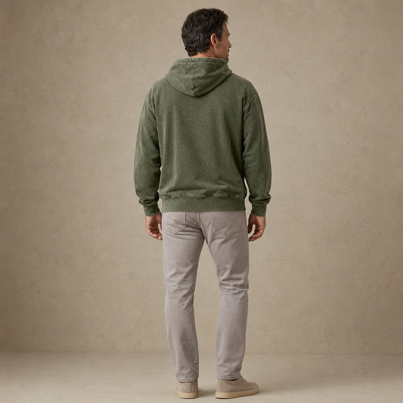 Broken-In Washed Cotton Hoodie