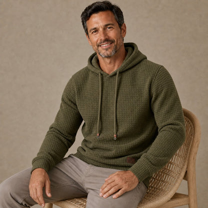Classic Textured Waffle Hoodie