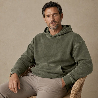 Broken-In Washed Cotton Hoodie