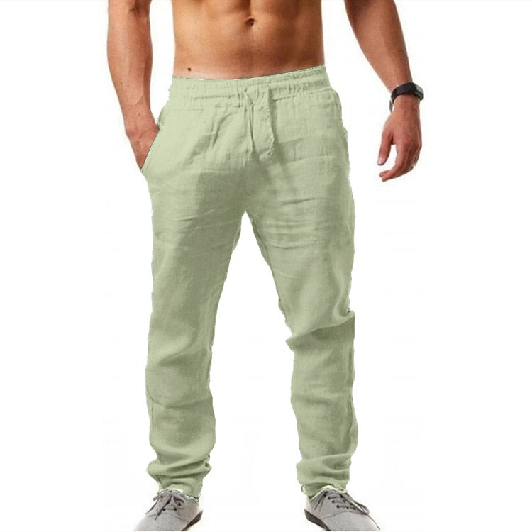 Cotton Linen Pants - Baggy, Soft, Breathable Summer Pants
