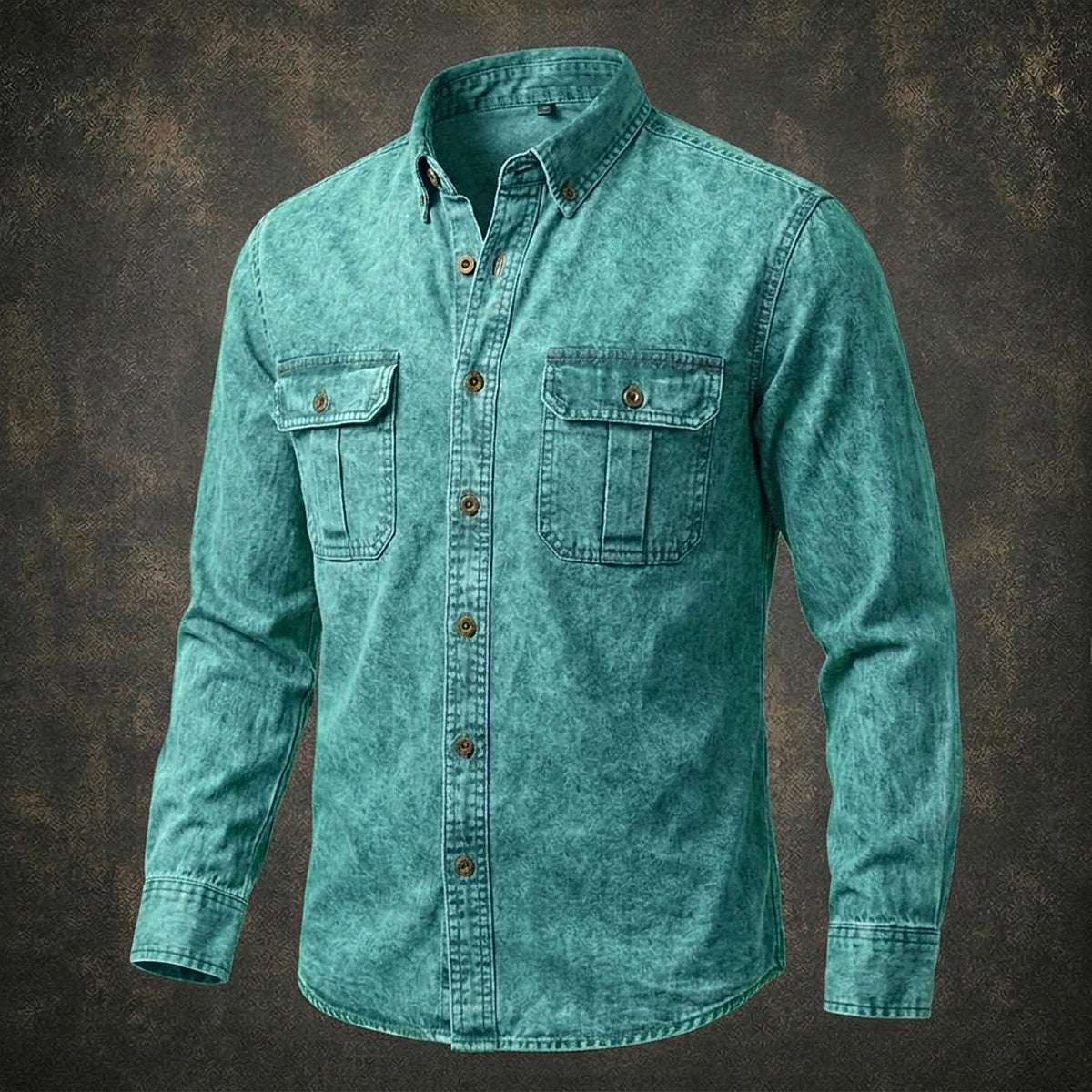 Vintage Feel Washed Cotton Shirt