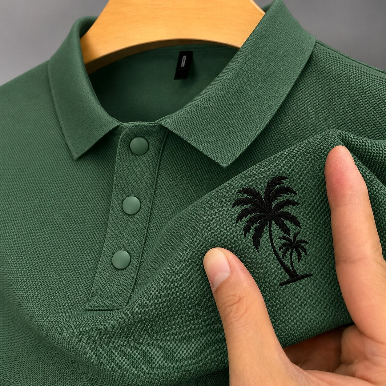 100% Cotton Pique Knit Polo Shirt