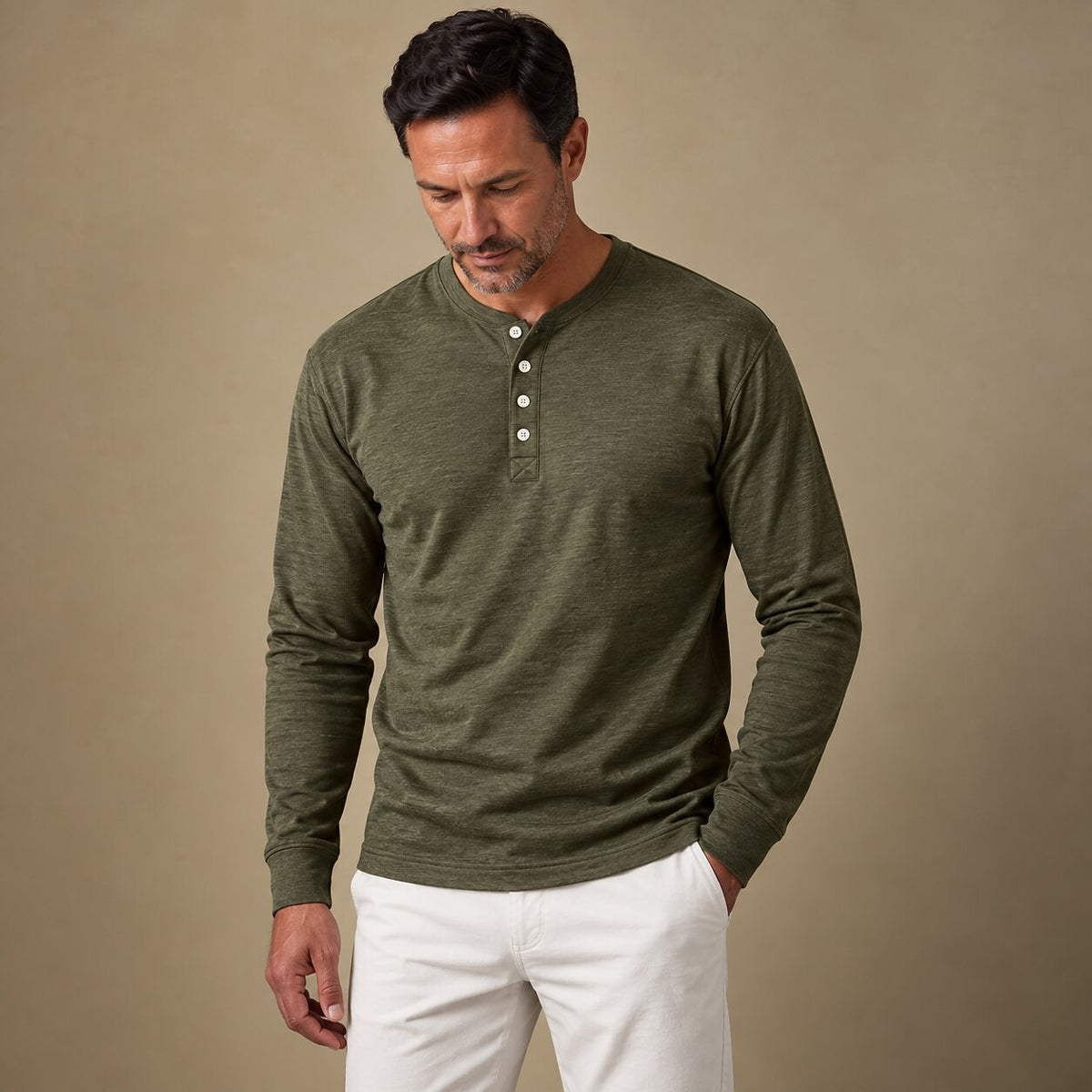 Premium 100% Cotton Everyday Essential Henley