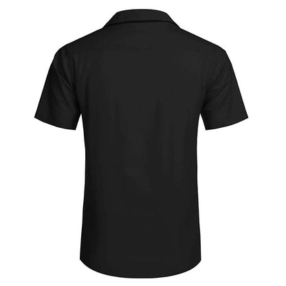 Summer Linen Button-Up Shirt - Comfortable Everyday Wear