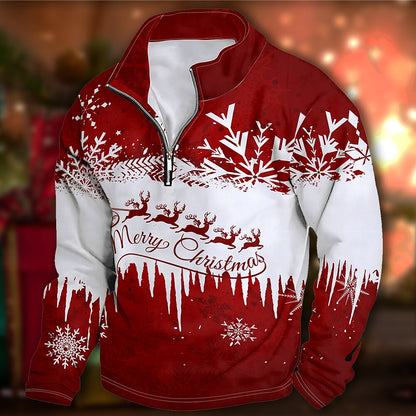 Christmas Festive Print Sweatshirt