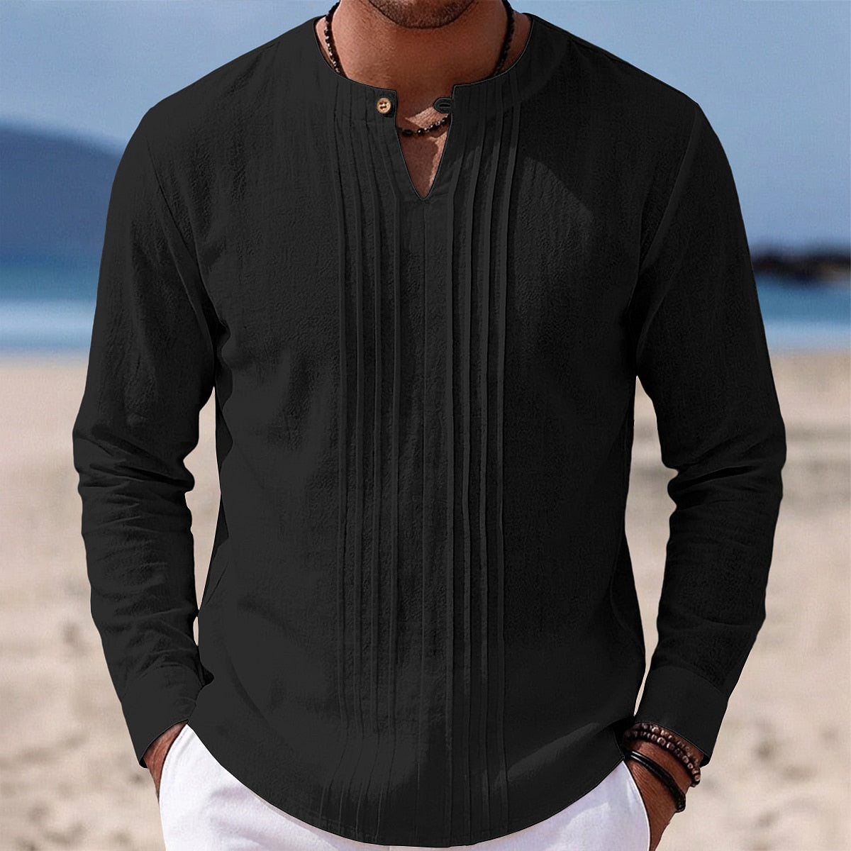 Linen Shirt - Perfect for Beach & Vacation