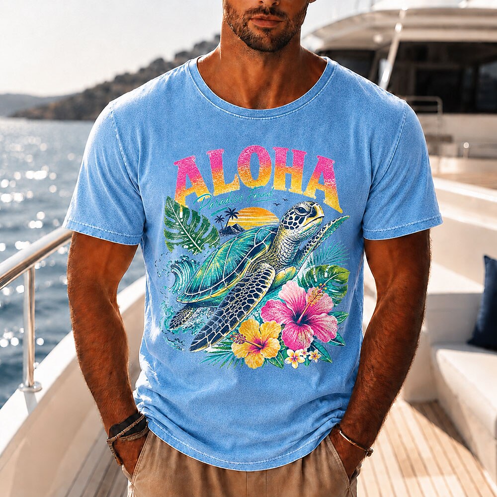 Vintage Washed Cotton Tortoise Tee