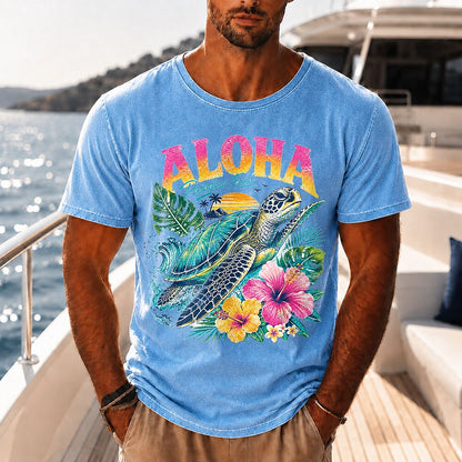 Vintage Washed Cotton Tortoise Tee