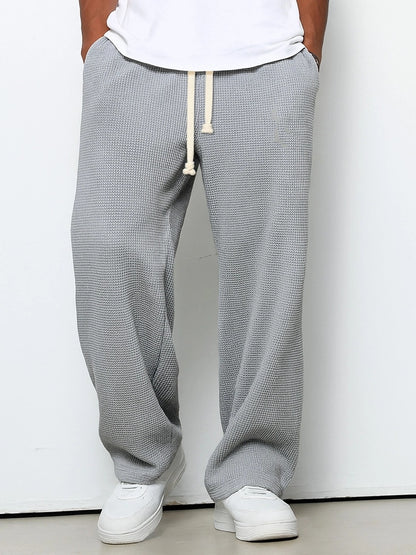 Men's Casual Waffle Pants -Daily Outdoor Sports Wear