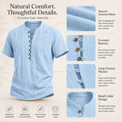 Comfortable Linen Popover Shirt