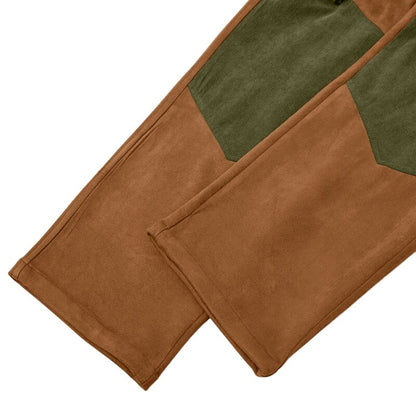 Pocketed Corduroy Cargo  Pants