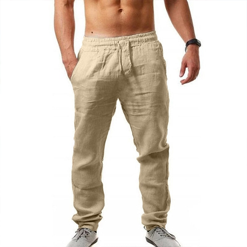 Cotton Linen Pants - Baggy, Soft, Breathable Summer Pants