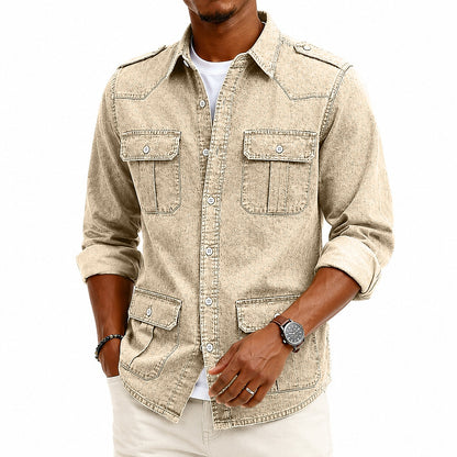 Broken-In Comfort Pocketed Utility Shirt