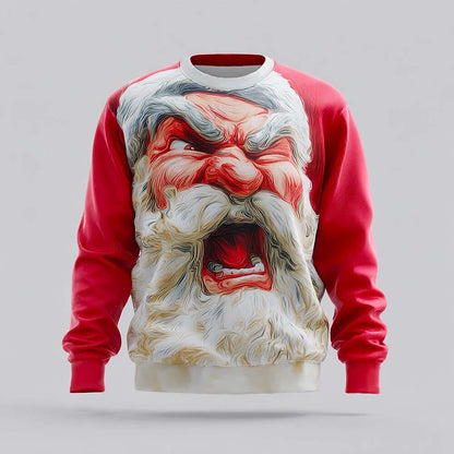 Christmas Santa Festive Holiday Joyful Sweatshirt