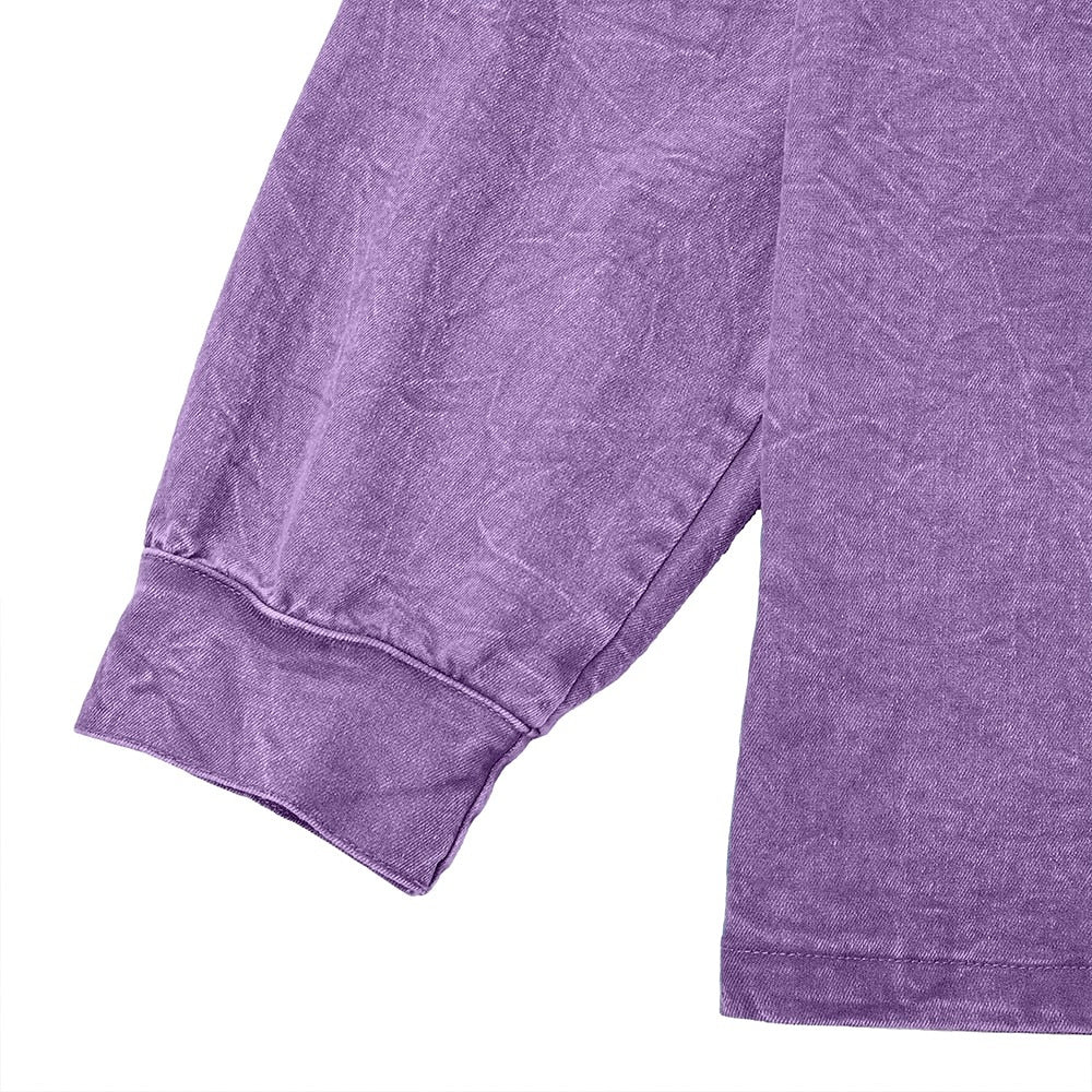 Broken-in Soft 100% Cotton Henley Shirt