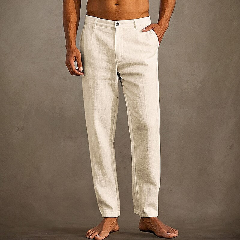Summer Cotton Linen Pants - Everyday Comfort for Men
