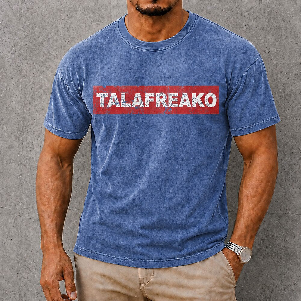 Vintage Washed Cotton Graphic Tee