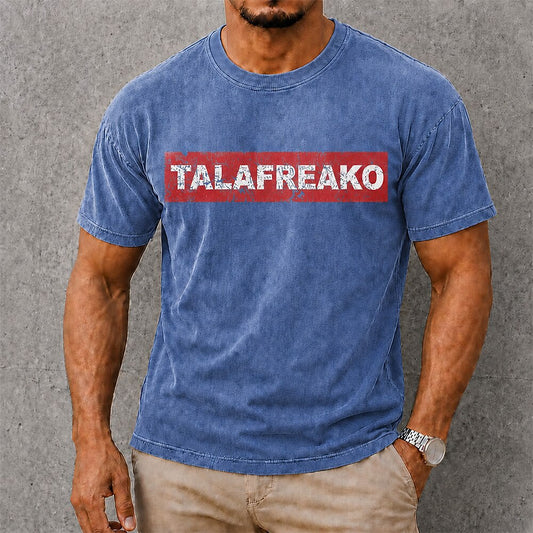 Vintage Washed Cotton Graphic Tee