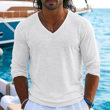 Men's Breathable Linen T-shirt