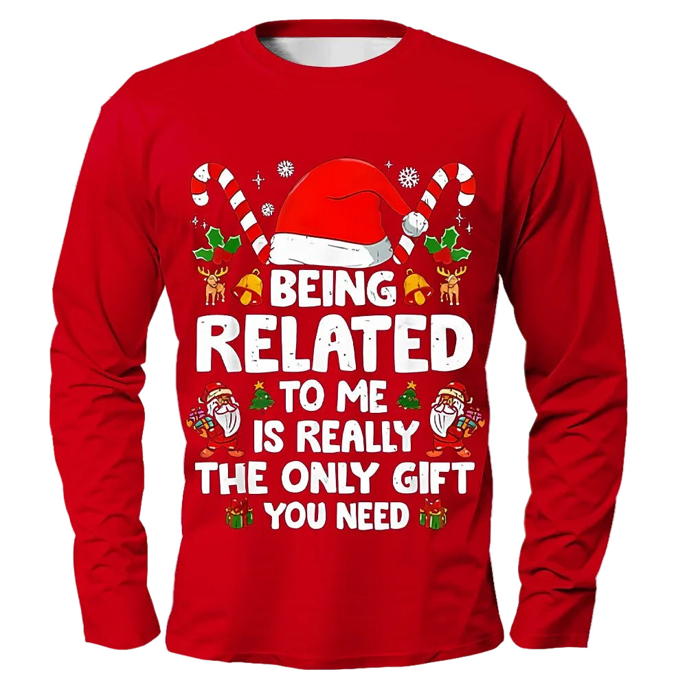 Men's Funny Christmas Long Sleeve