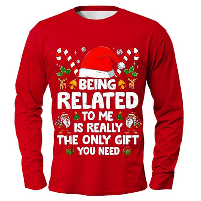 Men's Funny Christmas Long Sleeve
