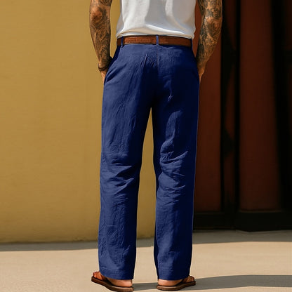 Men's Cotton Linen Baggy Pants